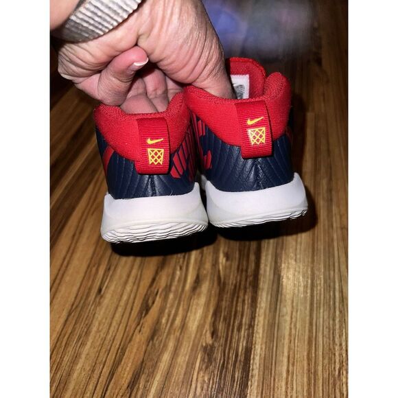 NEW Boy's 10c Nike TEAM HUSLE D9 (TD) Toddler Shoes‎ Sneakers AQ4226 403 Toddler - Picture 6 of 8